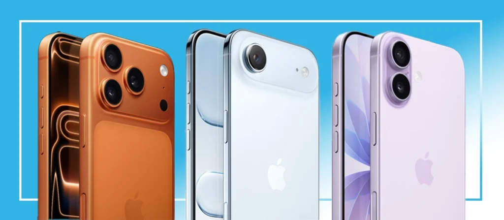 alle iPhone 17 in de line-up van 2025