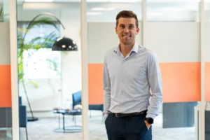 Joost, onze accountmanager, bij Flexcom